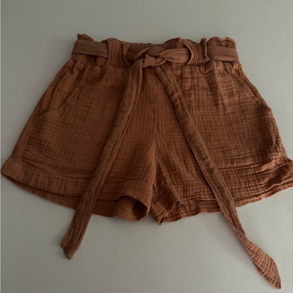 Women’s Cotton Shorts - Salmon - Size Small